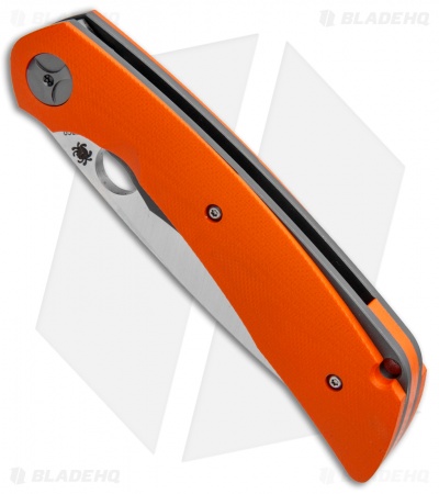 Spyderco Subvert Liner Lock Knife Orange G-10 (4.14" Satin) C239GPOR