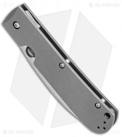Spyderco SwayBack Frame Lock Knife (3.53" Stonewash XHP) C249TIP