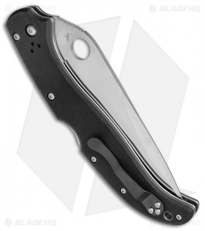 Spyderco Tatanka PowerLock Knife Black G-10 (5.06" Satin) C180GP