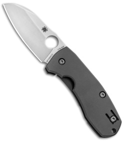 Spyderco Techno 2 Frame Lock Knife Titanium (2.55" Stonewash) C158TIP2