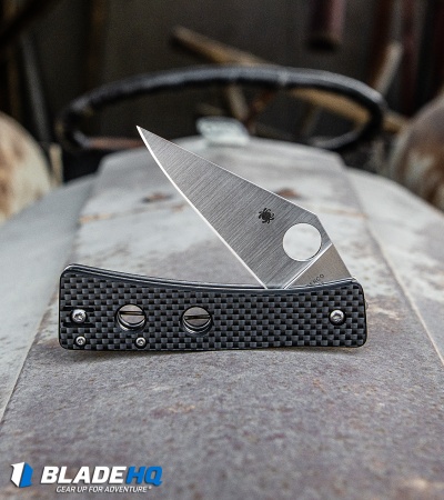 Spyderco Watu Compression lock Knife Carbon Fiber (3.25"Satin) C251CFP