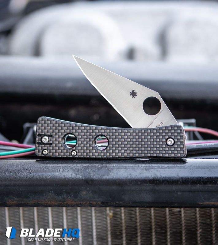 Spyderco Watu Compression lock Knife Carbon Fiber (3.25"Satin) C251CFP