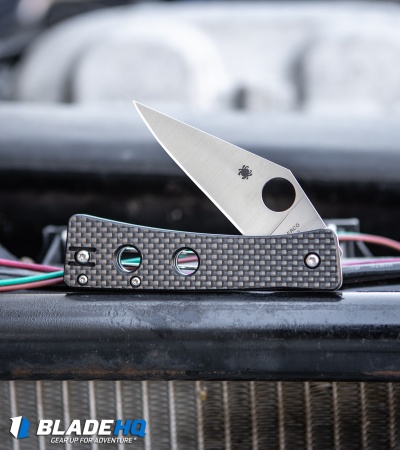 Spyderco Watu Compression lock Knife Carbon Fiber (3.25"Satin) C251CFP