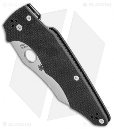 Spyderco YoJumbo | Compression Lock Knife | Black G-10 +