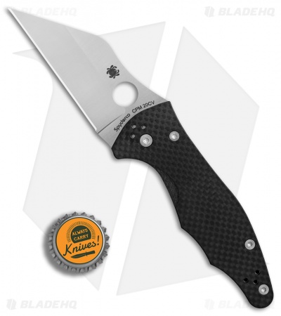 Spyderco Yojimbo 2 Knife Carbon Fiber (3.125" Satin 20CV) C85CF20CVP2 