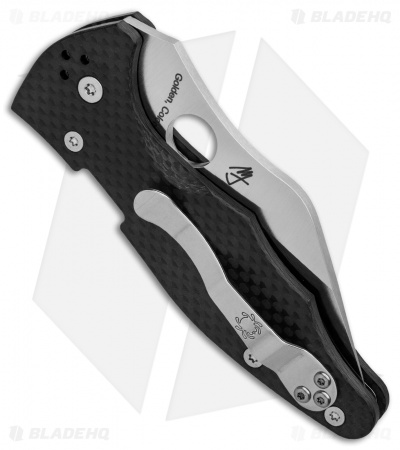 Spyderco Yojimbo 2 Knife Carbon Fiber (3.125" Satin 20CV) C85CF20CVP2 