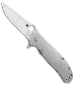 Spyderco Gayle Bradley Advocate Frame Lock Knife Titanium (3.5" Satin) C214TIP