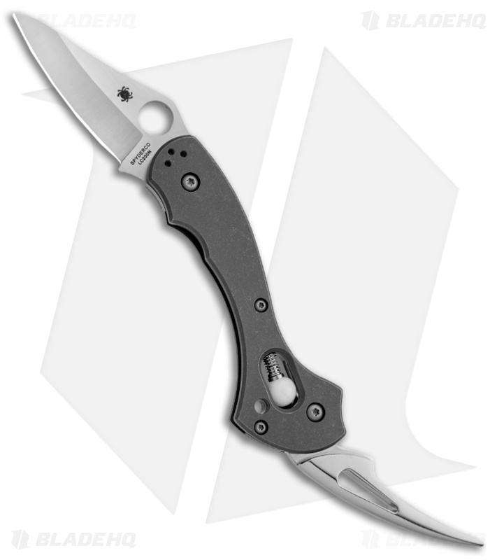 Spyderco Tusk Mariner Folding Knife w/ Marlinspike (2.38" Plain) C06TIP