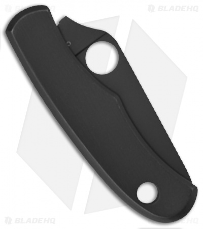 Spyderco Bug Black SS  Mini Folding Keychain Knife (1.3" Black) C133BKP