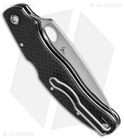 Spyderco Caly 3.5 ZDP-189 Carbon Fiber Folding Knife (3.5" Satin Plain) C144CFPE