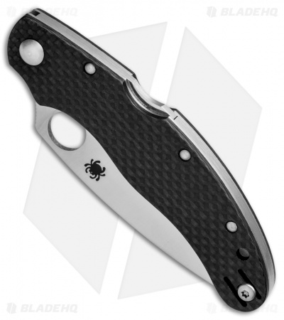 Spyderco Caly 3.5 ZDP-189 Carbon Fiber Folding Knife (3.5" Satin Plain) C144CFPE