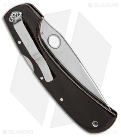 Spyderco Wayne Goddard Lock Back Knife Brown Micarta (3.625" Serr) *LOCK ROCK*
