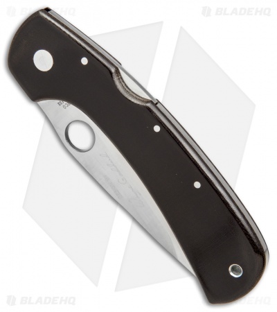 Spyderco Wayne Goddard Lock Back Knife Brown Micarta (3.625" Serr) *LOCK ROCK*