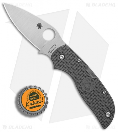 Spyderco Chaparral Lightweight Lockback Knife Gray FRN (2.8" Satin) C152PGY