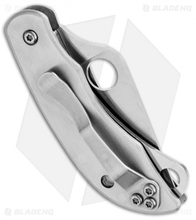 Spyderco ClipiTool Pocket Knife (2" Satin Plain/Serr) C176P&S