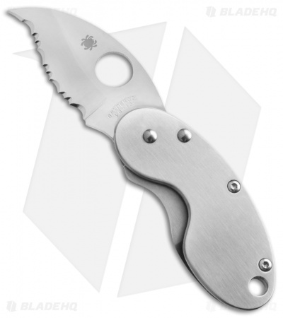Spyderco Stainless Steel Cricket Folding Knife (1.875