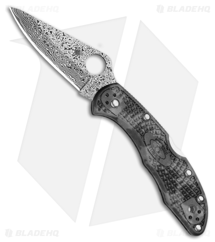 Spyderco Delica 4 Knife Flat Ground Zome Gray FRN (2.88