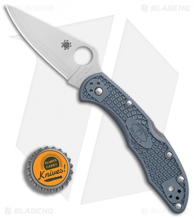Spyderco Delica 4 Sprint Run Knife Blue/Gray FRN (V-Toku2/SUS310) C11FPBLE
