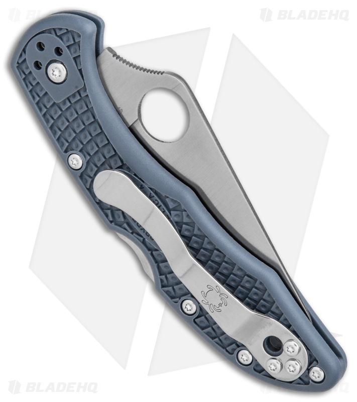 Spyderco Delica 4 Sprint Run Knife Blue/Gray FRN (V-Toku2/SUS310) C11FPBLE
