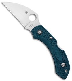 Spyderco Dragonfly 2 Lightweight Wharncliffe Knife Blue FRN (2.3" Satin)