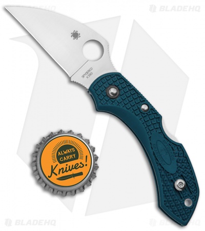Spyderco Dragonfly 2 Lightweight Wharncliffe Knife Blue FRN (2.3" Satin)