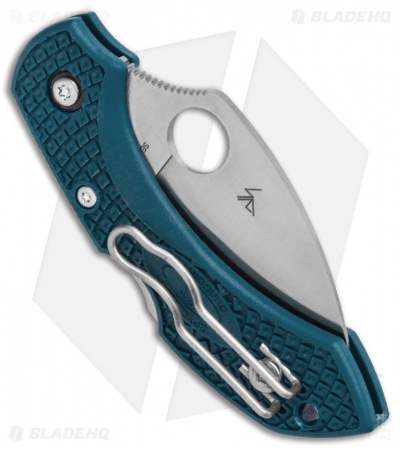 Spyderco Dragonfly 2 Lightweight Wharncliffe Knife Blue FRN (2.3" Satin)