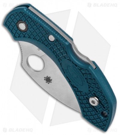 Spyderco Dragonfly 2 Lightweight Wharncliffe Knife Blue FRN (2.3" Satin)