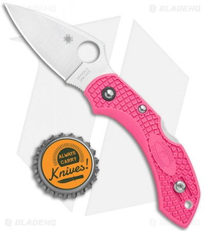 Spyderco Dragonfly 2 Pink Heals Lightweight Knife Pink (2.3" Satin) C28FPPNS30V2