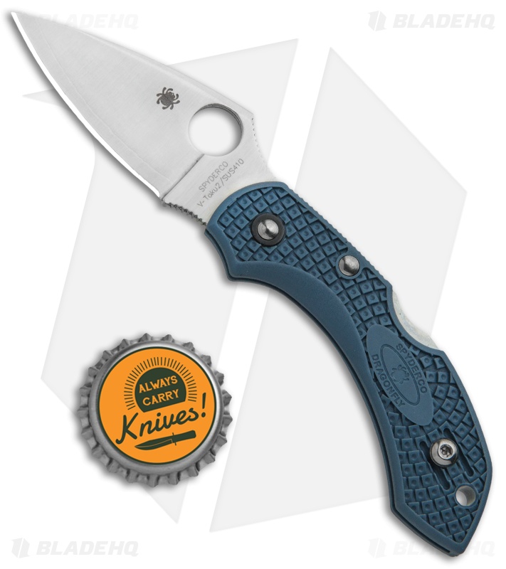 Spyderco Dragonfly 2 - Folding Knife | Blue/Gray FRN | Blade HQ