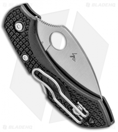 Spyderco Dragonfly 2 Wharncliffe Knife Black FRN (2.28" Satin) C28FPWCBK2       