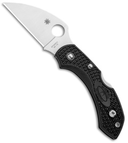 Spyderco Dragonfly 2 Wharncliffe Knife Black FRN (2.28" Satin) C28FPWCBK2       