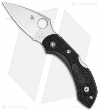 Spyderco Dragonfly 2 Knife Black FRN (2.25" Satin) C28PBK2