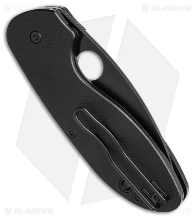 Spyderco Efficient Liner Lock Knife Black G-10 (3" Black) C216GPBBK