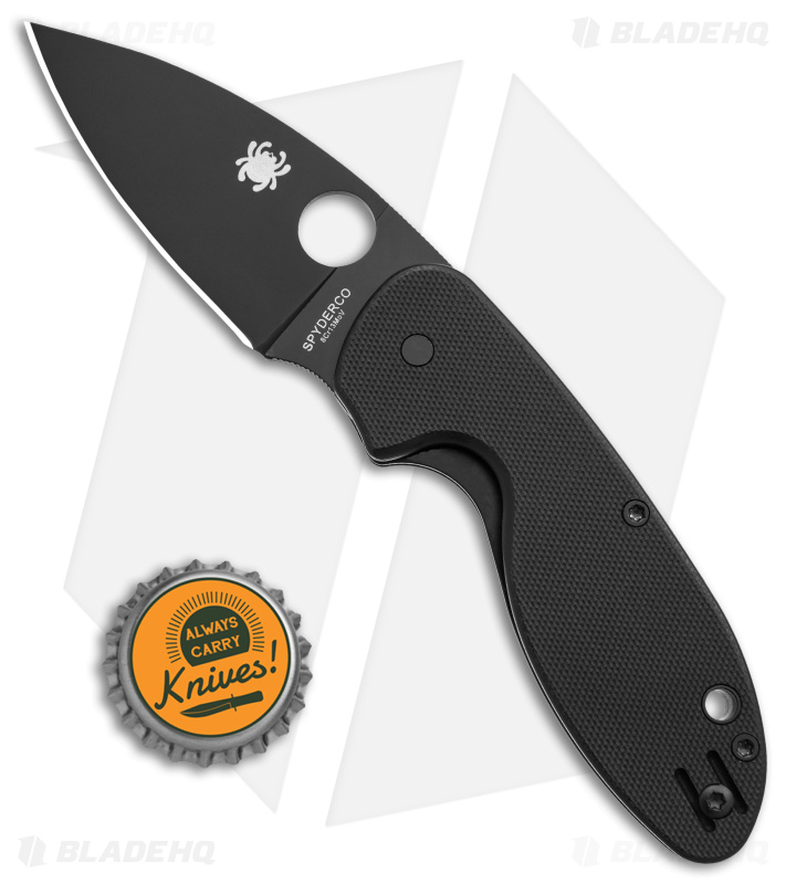 Spyderco Efficient - Liner Lock Knife | Black | Blade HQ