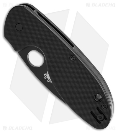 Spyderco Efficient Liner Lock Knife Black G-10 (3" Black) C216GPBBK