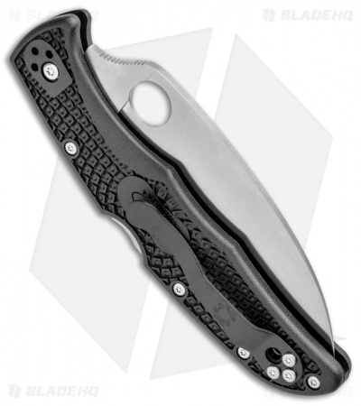 Spyderco Endura 4 Wharncliffe Back Lock Knife Black FRN (3.75" Satin)