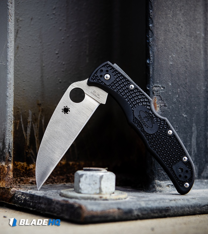 Spyderco Endura 4 Wharncliffe Back Lock Knife Black FRN (3.75" Satin)