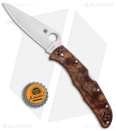 Spyderco Endura 4 Knife Zome Desert Camo FRN (3.75" Satin) C10ZFPDCMO