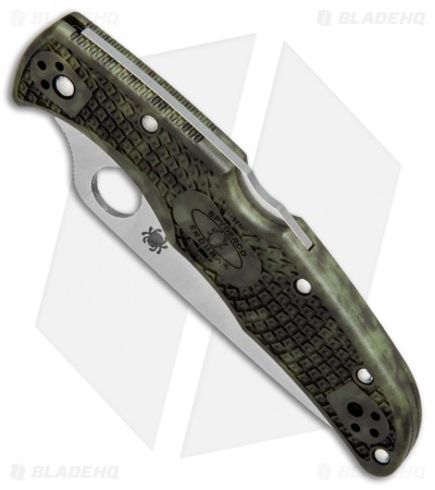 Spyderco Endura 4 Knife Zome Green FRN (3.75" Satin) C10ZFPGR