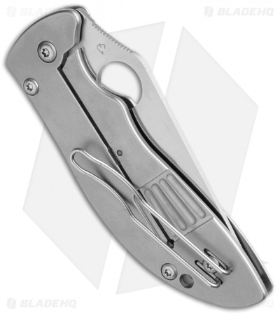 Spyderco Foundry Frame Lock Knife Stainless Steel (3.33" Satin) C160P