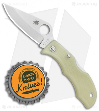 Spyderco Ladybug 3 Knife Glow FRN (1.9" Satin) LPGITD3