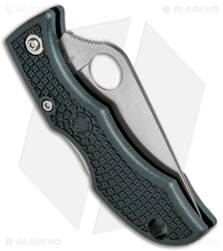Spyderco Ladybug 3 Knife ZDP-189 Green FRN (1.94