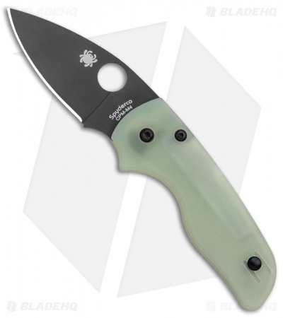 Spyderco M4 Lil' Native Compression Lock Knife Natural G-10 (2.4" Black) 