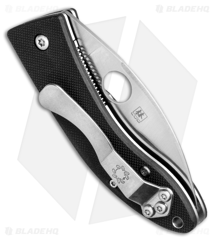 Spyderco Lil' Lum Chinese Folder Black G-10 (2.375