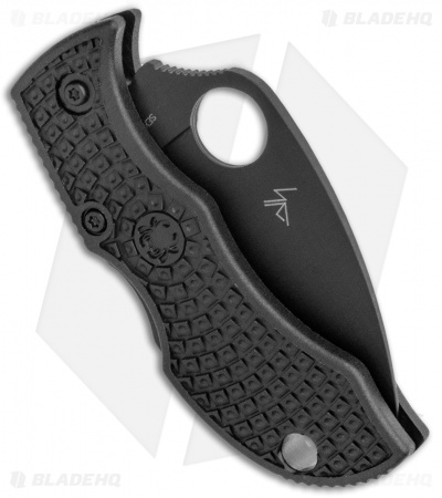 Spyderco ManBug Wharncliffe Lightweight Black FRN Knife (1.95" Black) MBKWPBK