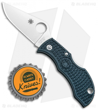 Spyderco Manbug British Racing Green FRN ZDP-189 Knife (1.95" Satin Plain) MGREP