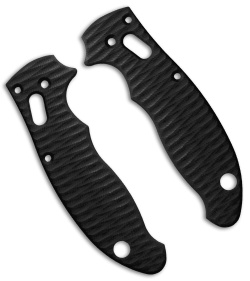 Allen Putman Spyderco Manix 2 Custom Sculpted G-10 Replacement Scales (Black)