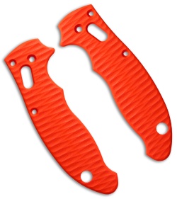 Allen Putman Spyderco Manix 2 Custom Sculpted G-10 Replacement Scales (Orange)