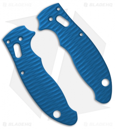 Allen Putman Spyderco Manix 2 Custom Sculpted G-10 Replacement Scales (Blue)