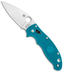 Spyderco Manix 2 Lightweight Ball Lock Knife Blue FRCP  (3.4" Satin SPY27)